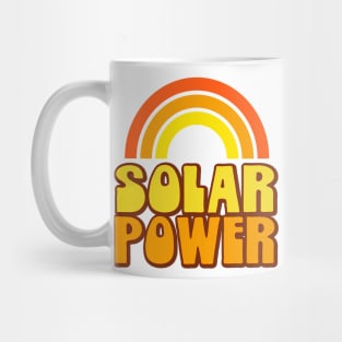 Retro Rainbow Solar Power Mug